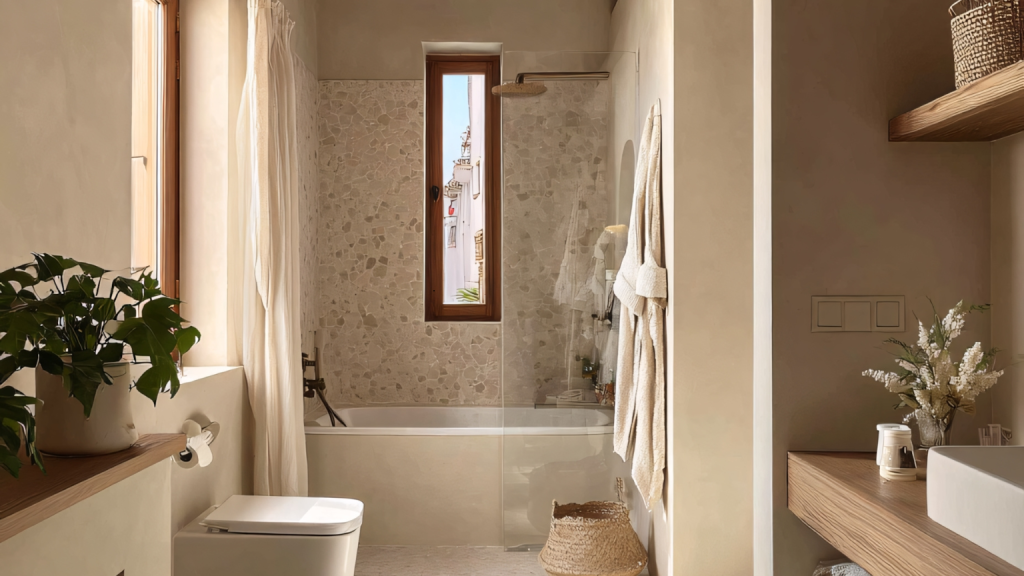 Barcelona interior design with natural materials