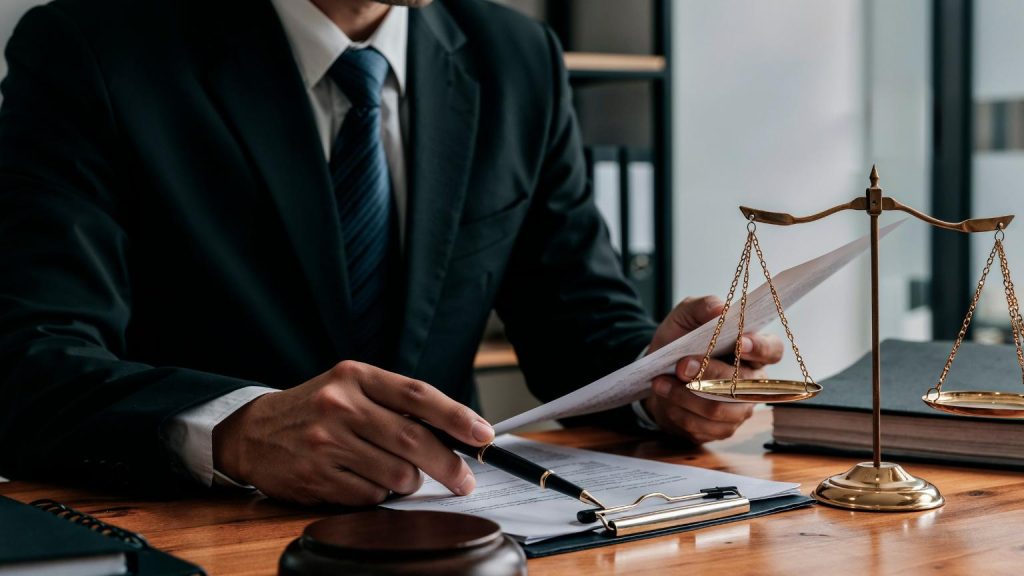 abogado segunda oportunidad analizando documentación legal sobre deudas y derechos laborales