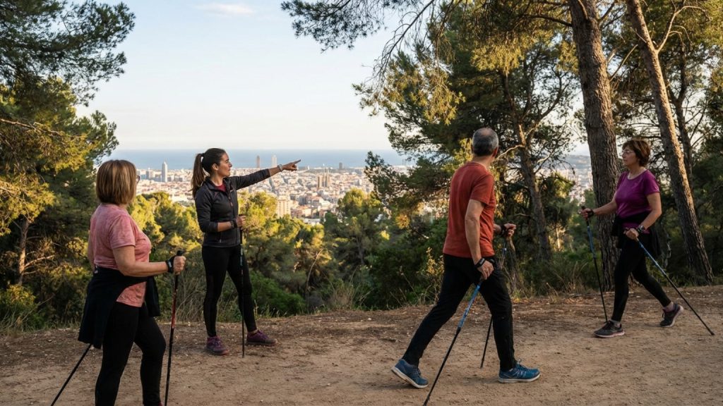 ¿Dónde practicar marcha nórdica en Barcelona y cómo empezar?