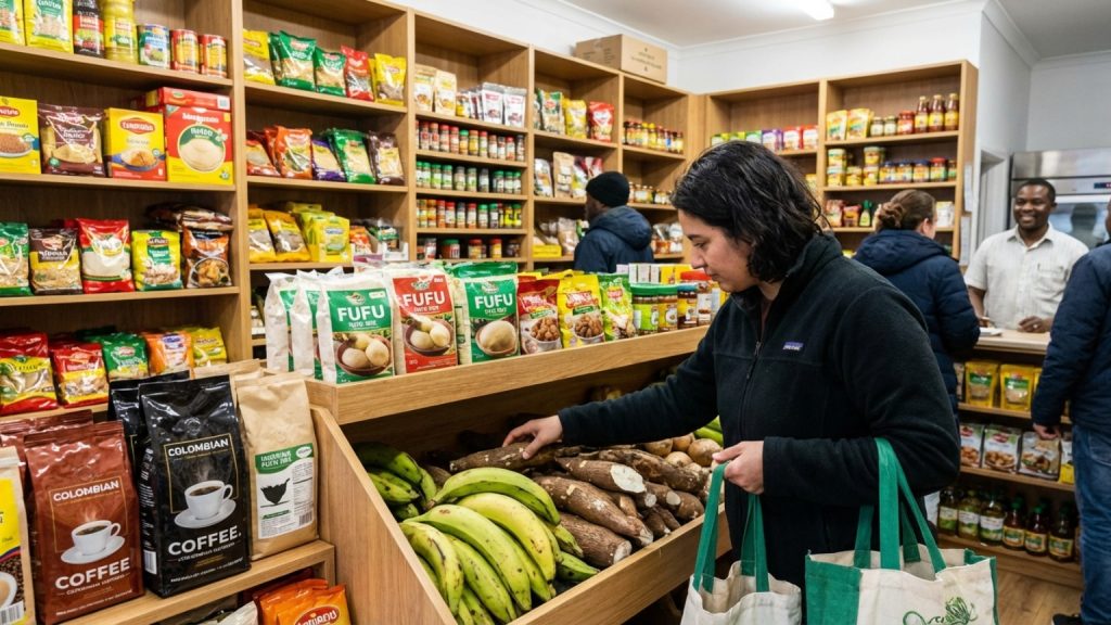 ¿Qué productos latinos y africanos te esperan en una tienda auténtica?