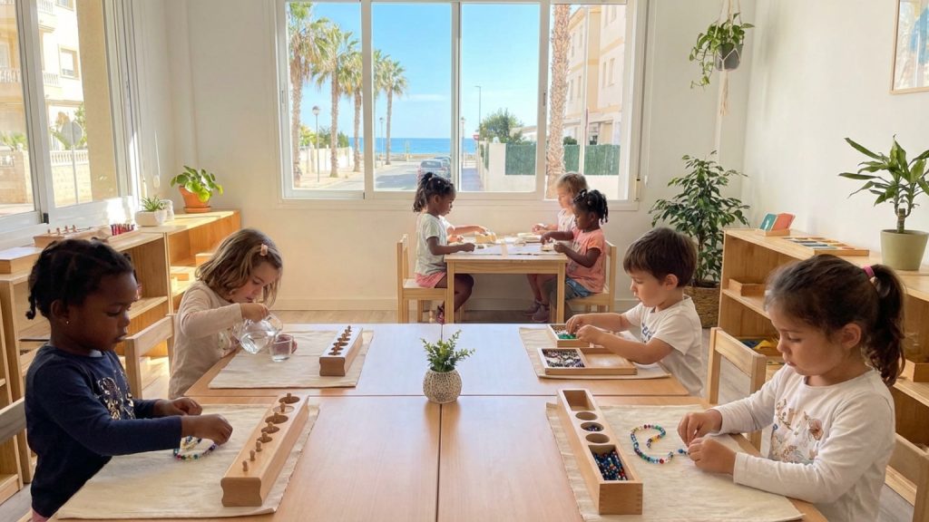 ¿Existe una guardería Montessori concertada en Aguadulce?