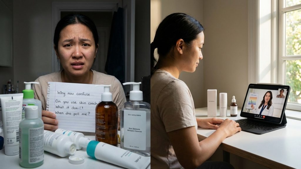 ¿Puede un skin coach online realmente transformar mi rutina de cuidado facial?