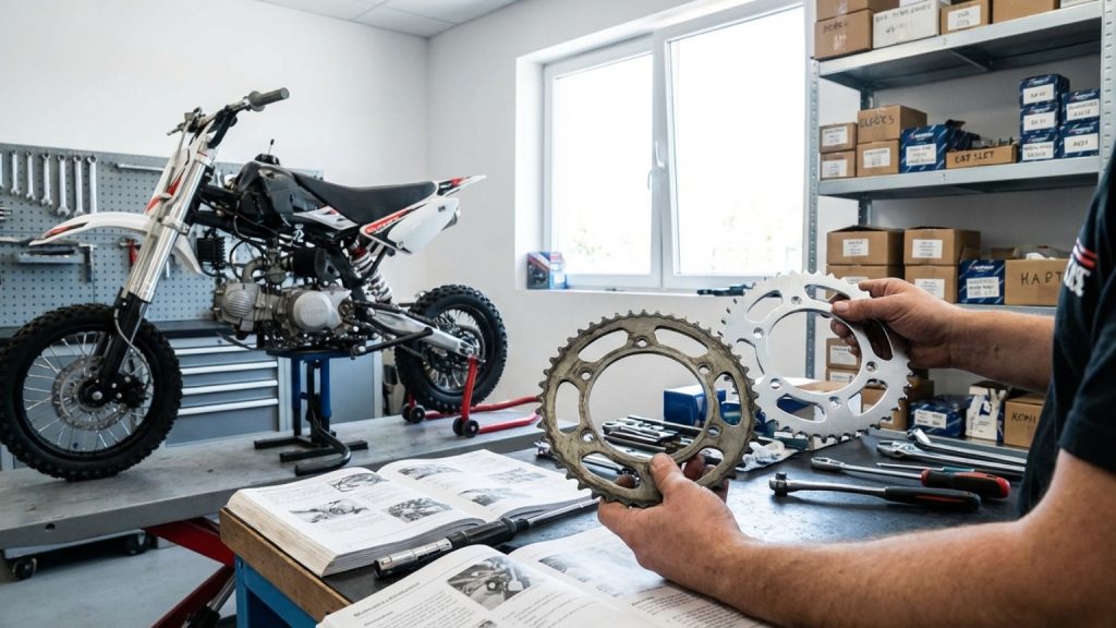 ¿Cómo elegir los recambios perfectos para tu pit bike?