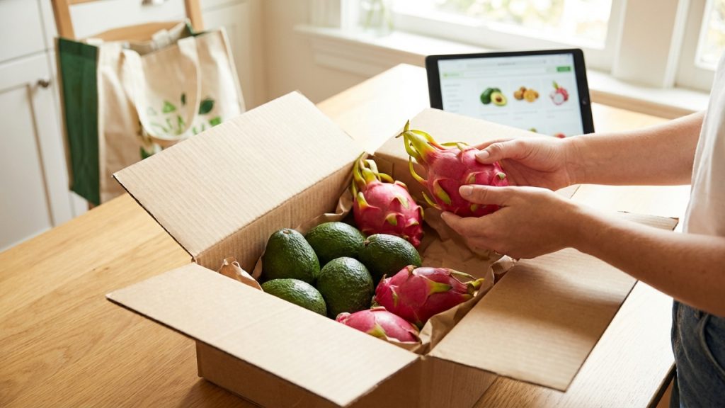 ¿Cómo asegurar la frescura al comprar aguacates y pitayas online?