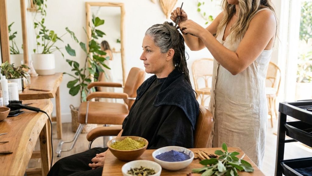 ¿Cubre la coloración vegetal las canas? ¡Descubre la verdad!