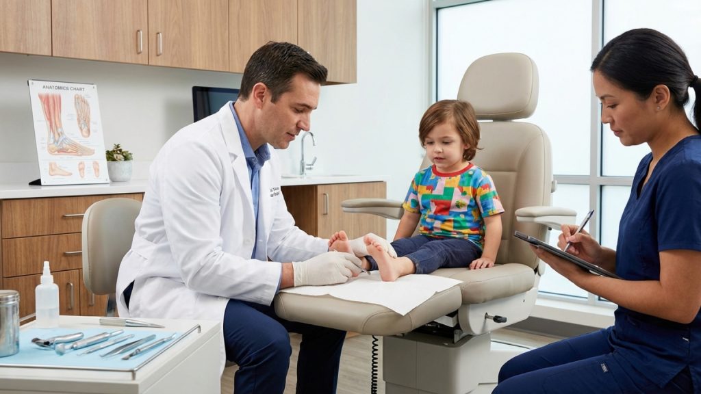 ¿Cuándo es el momento ideal para llevar a tu hijo al podólogo infantil?