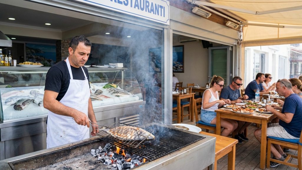What makes a grilled fish restaurant truly stand out?