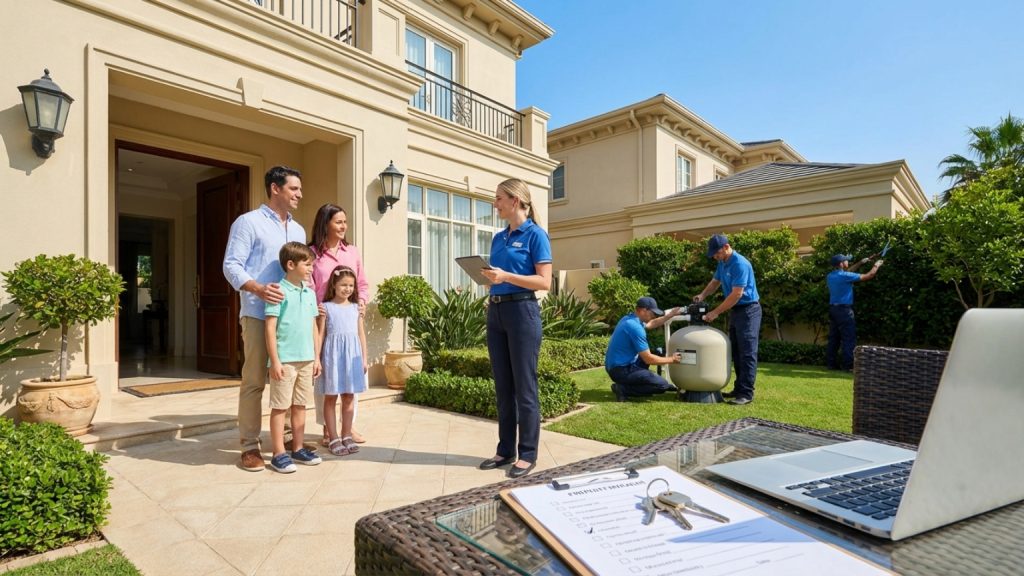 What is professional villa management?