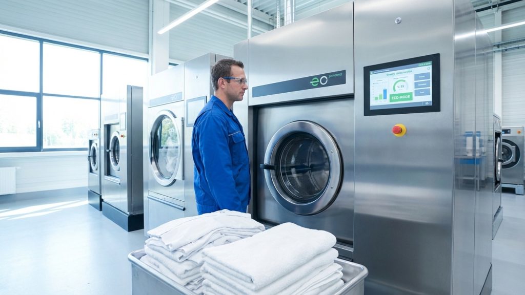 ¿Cómo la maquinaria industrial de última generación cuida tu ropa y reduce el consumo energético?