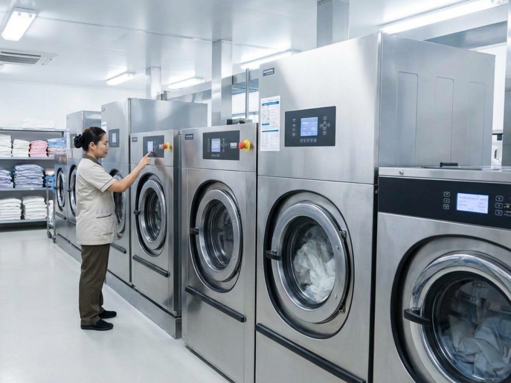 Maquinaria industrial de última generación: cuida tu ropa y ahorra