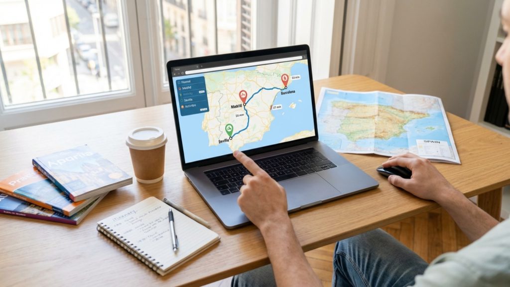 ¿Qué es un planificador de rutas de viaje y cómo funciona?