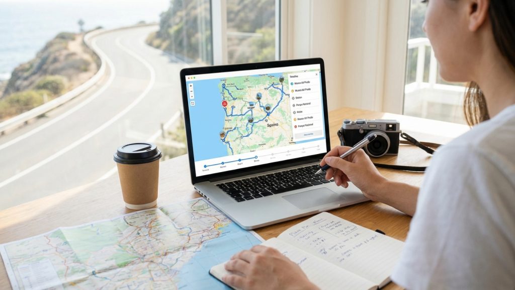 ¿Qué es un planificador de rutas de viaje y cómo funciona?