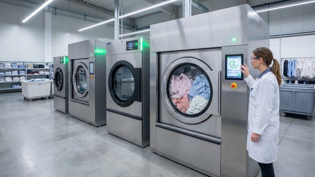 ¿Cómo la maquinaria industrial de última generación cuida tu ropa y reduce el consumo energético?
