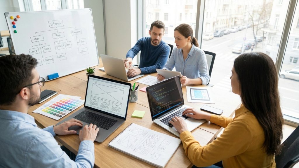 ¿Qué significa cuando se está realizando la web de un negocio?