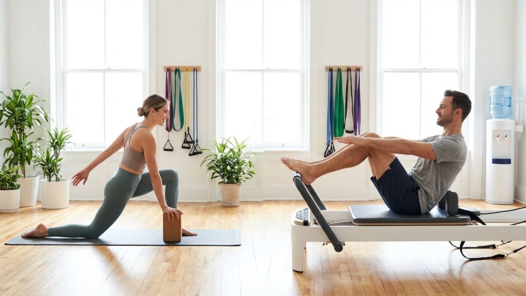 ¿Cómo elegir entre yoga y pilates según tus objetivos de bienestar y condición física?