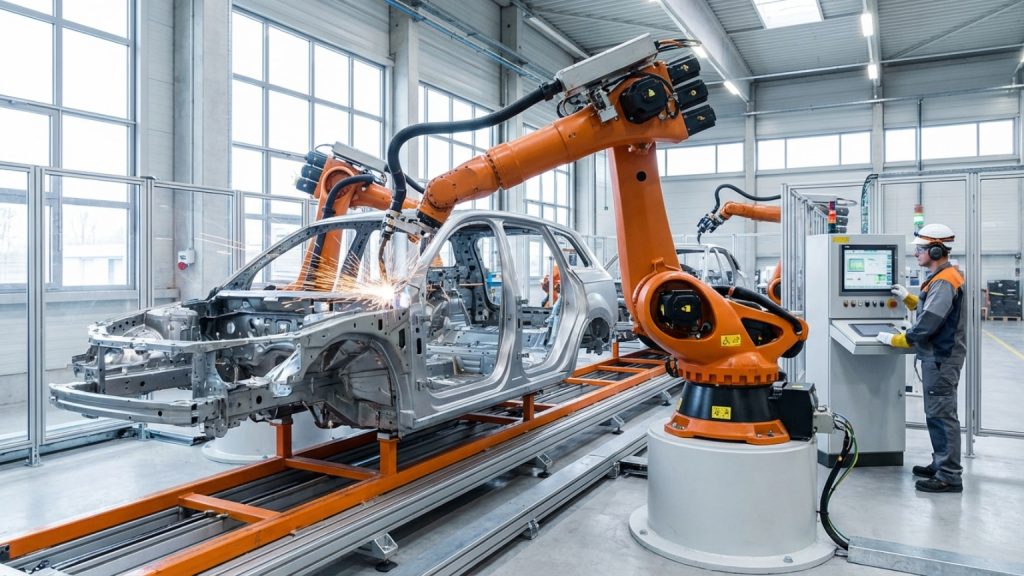 ¿Qué es la robótica industrial y cómo puede mejorar la producción de su empresa?