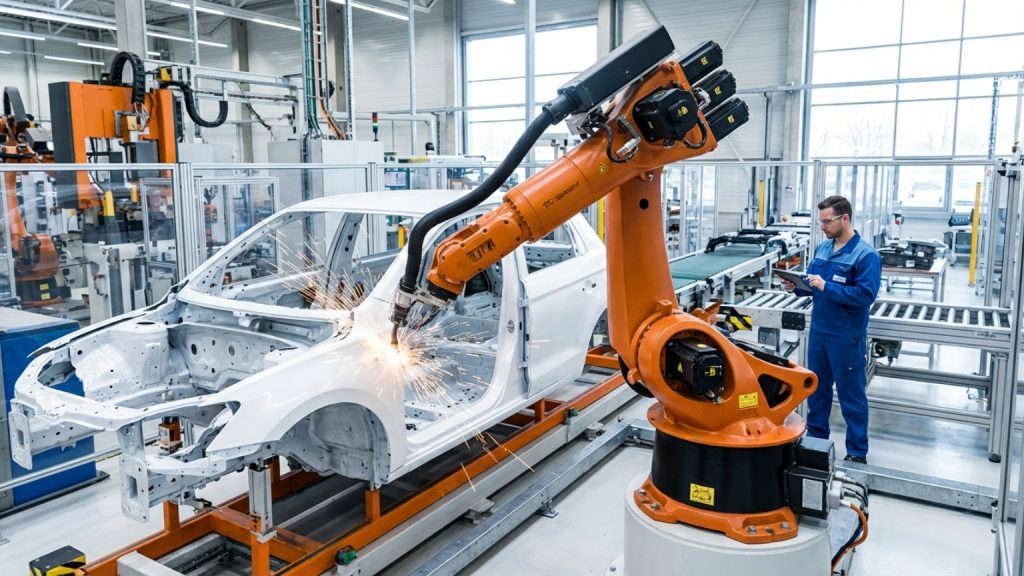 ¿Qué es la robótica industrial y cómo puede beneficiar a su producción?