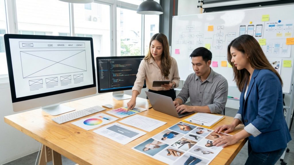 ¿Qué significa que la web de la empresa se esté realizando?