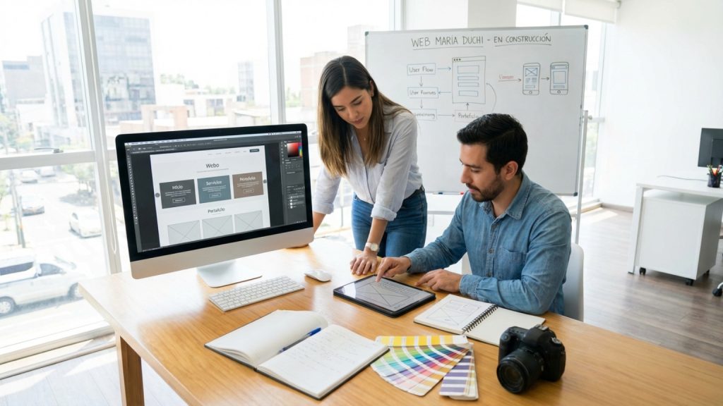 ¿Qué significa que se está realizando la web de la empresa?