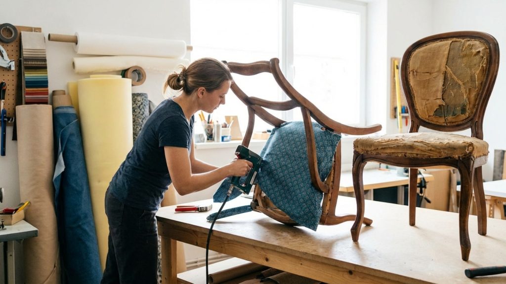 ¿Cómo tapizar sillas para darles una segunda vida y estilo?