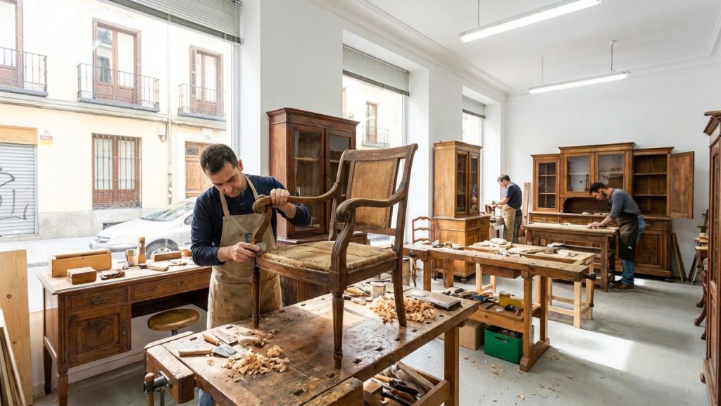 ¿Qué es la restauración de muebles en Madrid?