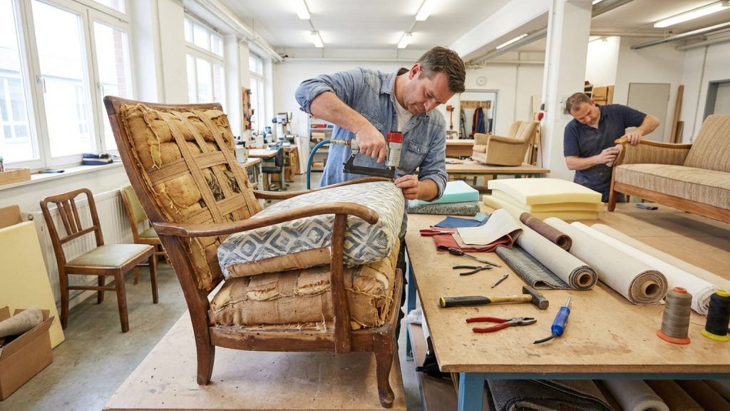 ¿Qué es la tapicería de muebles y cómo funciona este arte?