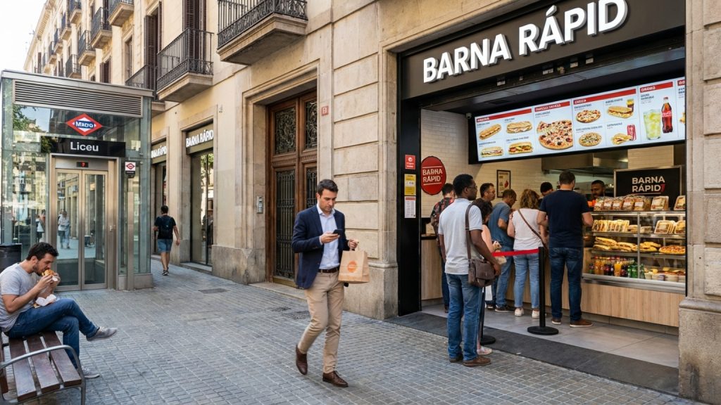 ¿Qué es la comida rápida en Barcelona y cómo ha cambiado?