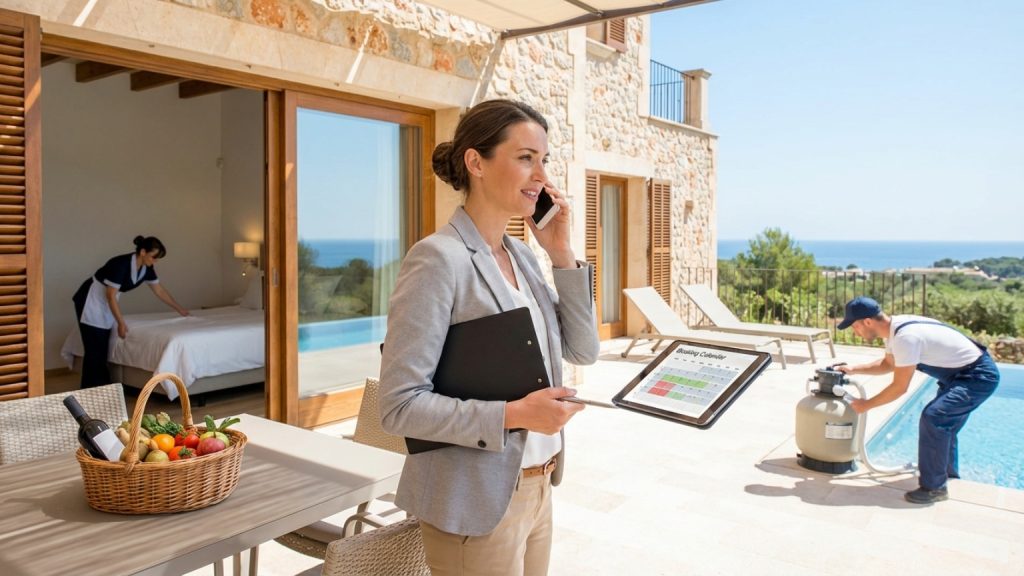 What is holiday home management in Mallorca?