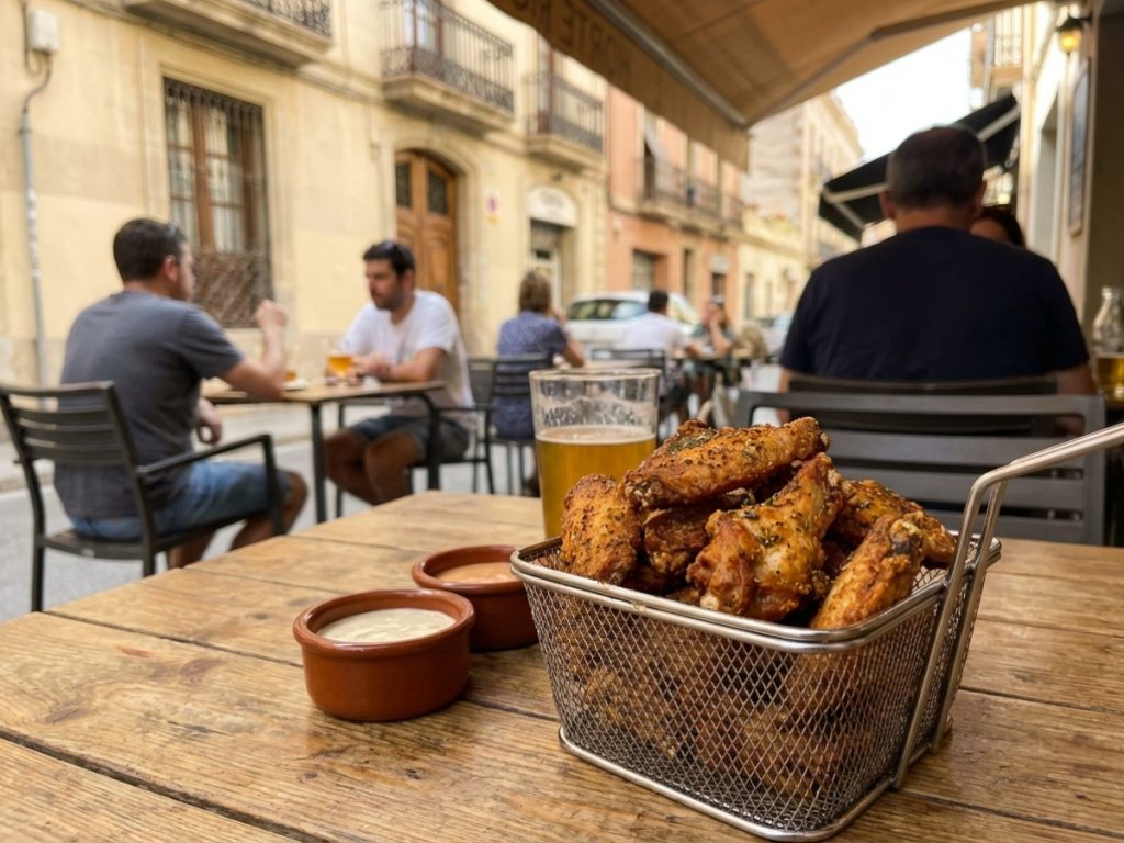 Saborea los mejores pollos alas en Horta