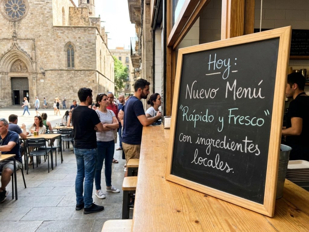Tu comida rápida favorita en Barcelona
