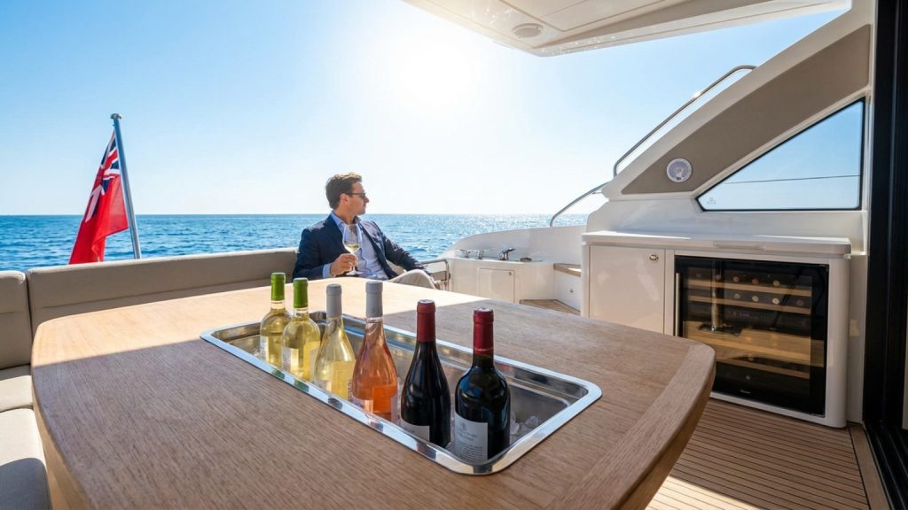 ¿Cómo elegir los vinos perfectos para tu yate?