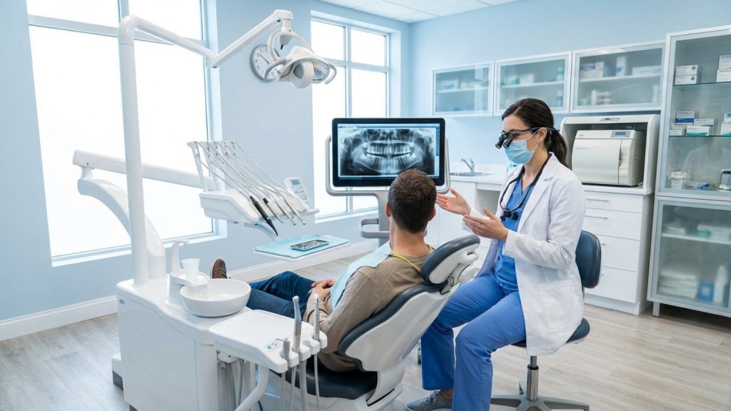 What is a dental office and its essential function?