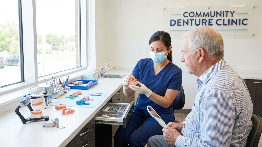 What is the role of a denturist and how do they help with dentures?