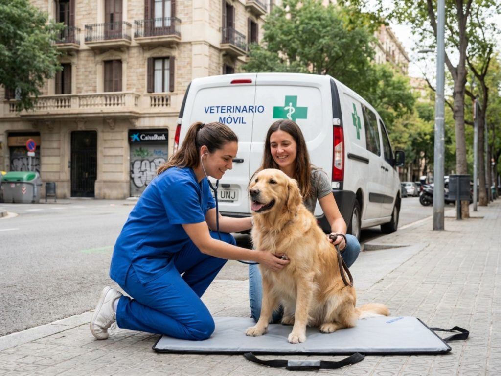 Tu veterinario móvil en Barcelona, directo a casa