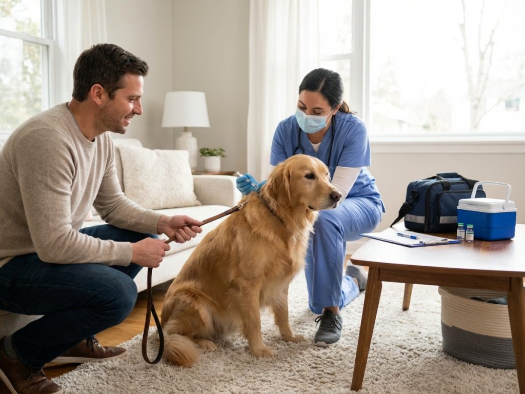 Vacunaciones a domicilio para mascotas: comodidad para ti y tu animal