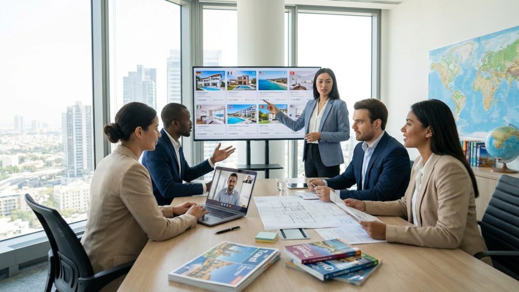 ¿Qué es un equipo inmobiliario internacional y cómo le ayuda a usted?