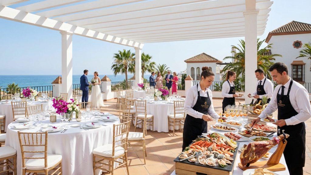 ¿Qué es el catering para bodas destino en la Costa del Sol?