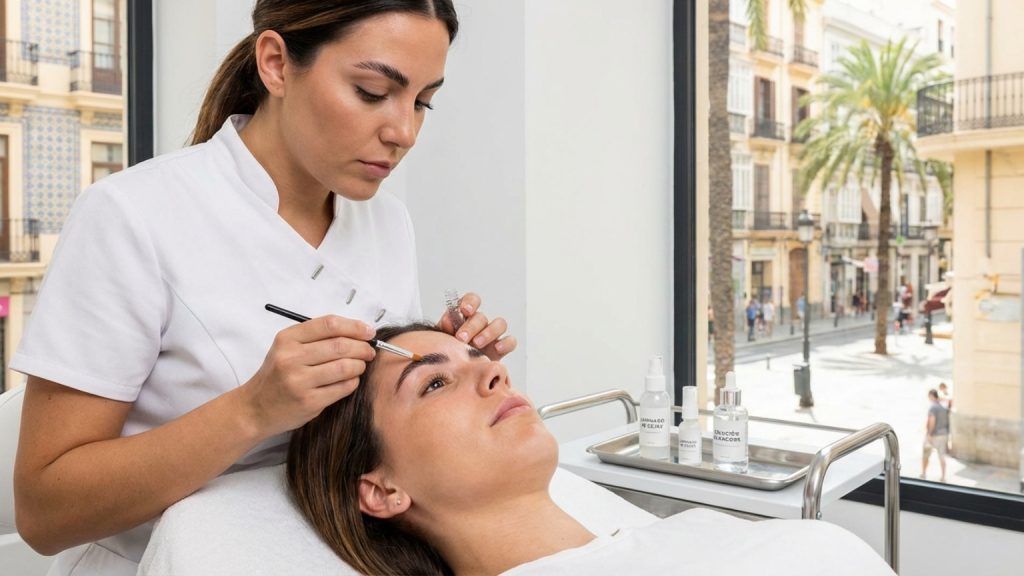 ¿Qué es el laminado de cejas y por qué es popular en Valencia?