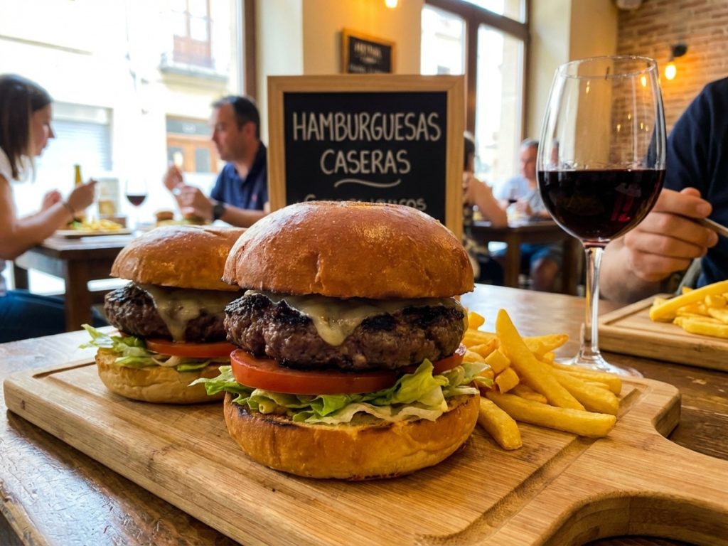 Descubre las mejores hamburguesas caseras en Logroño