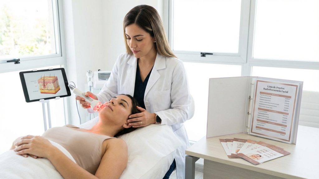 ¿Qué es la radiofrecuencia facial y cómo se determinan sus precios?