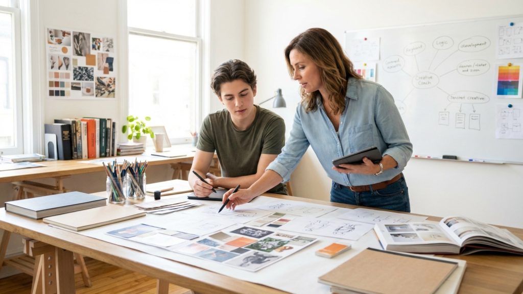 ¿Qué es un coach creativo y cómo te ayuda a desarrollar tu potencial?