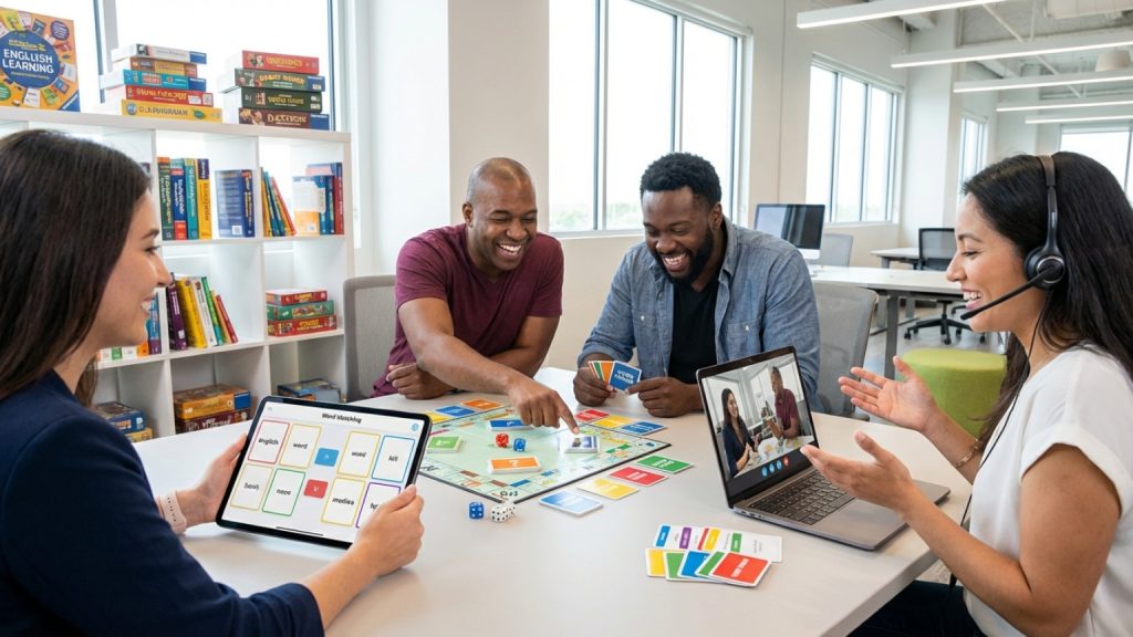 What are the best games for learning English effectively?