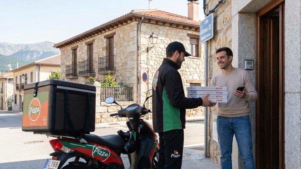 ¿Cómo funciona el servicio de pizza a domicilio en Guadarrama?