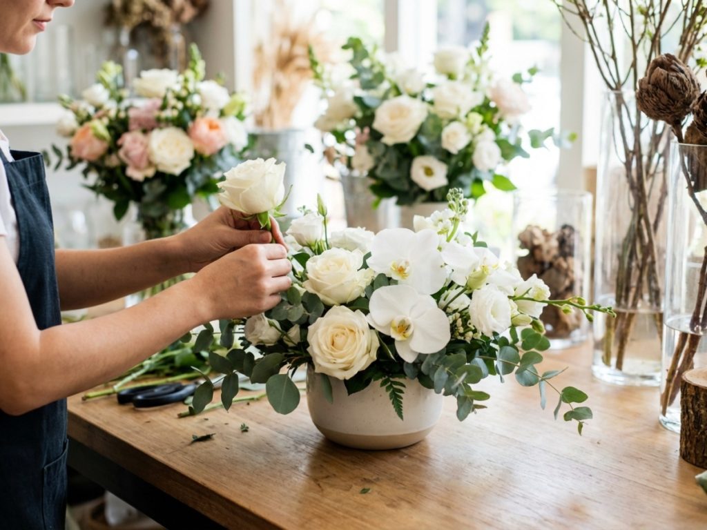 Centros florales elegantes que te enamorarán