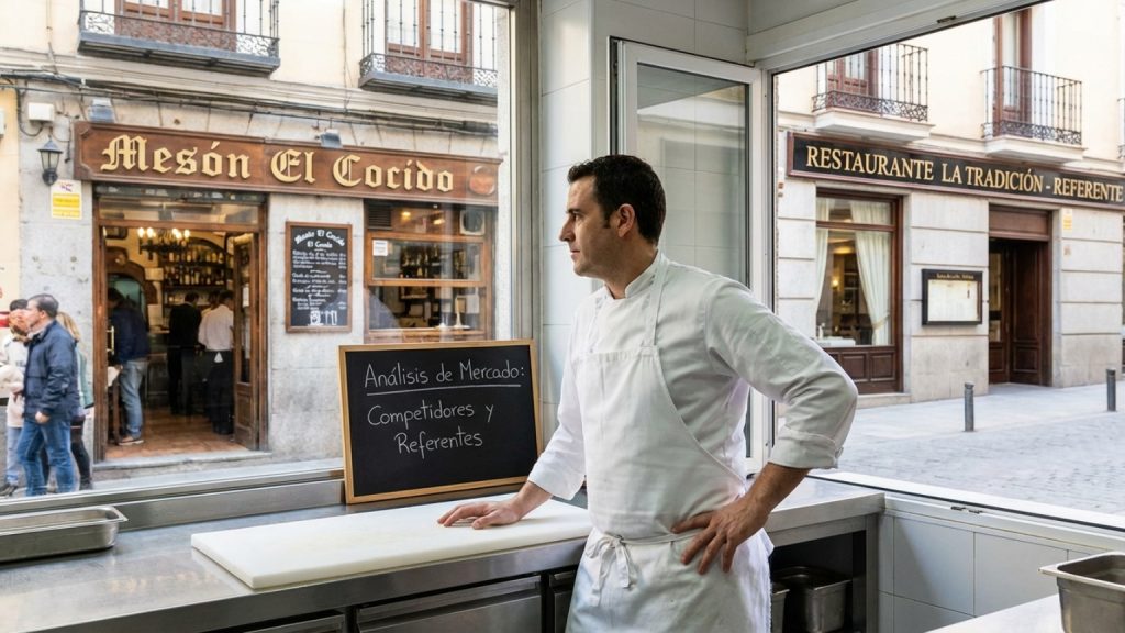 ¿Qué son los competidores y referentes para elegir un restaurante?