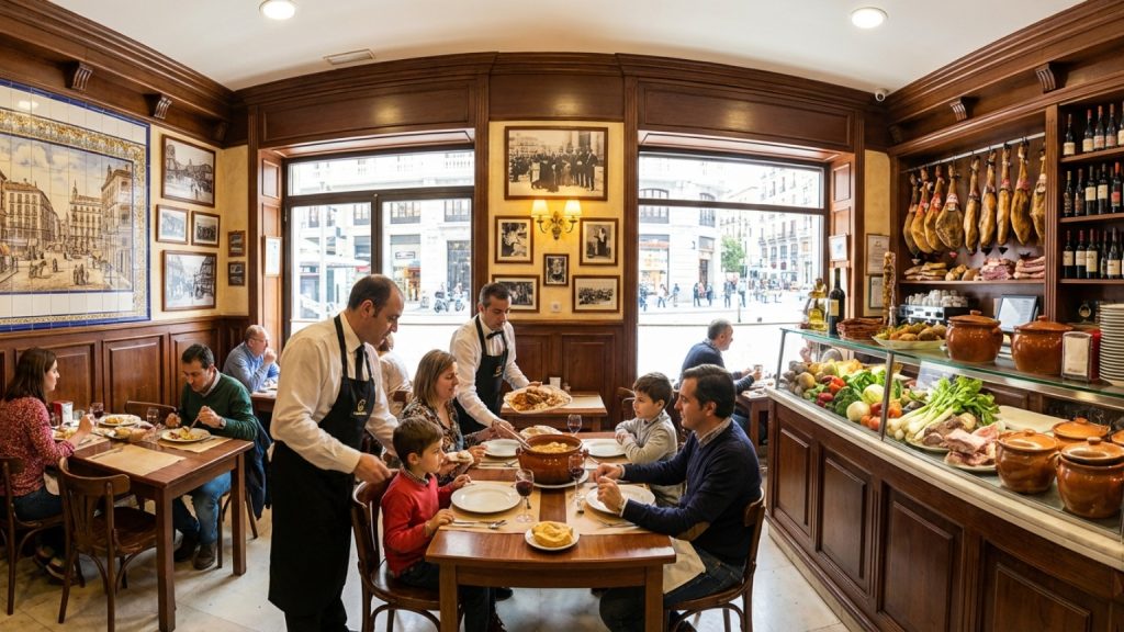 ¿Qué es un restaurante de cocina tradicional en Madrid?