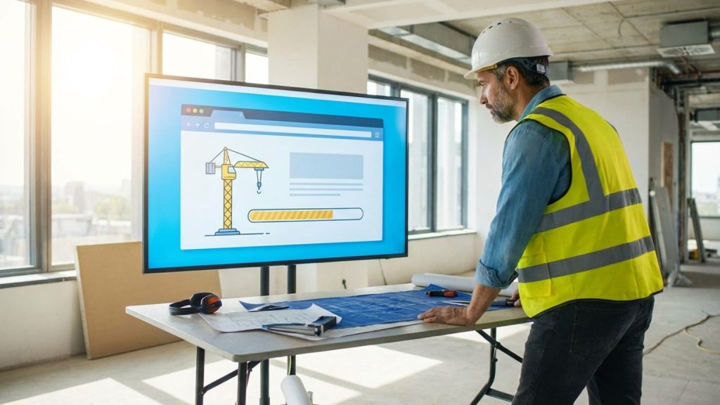 ¿Qué significa que la web está en construcción y por qué lo ves?