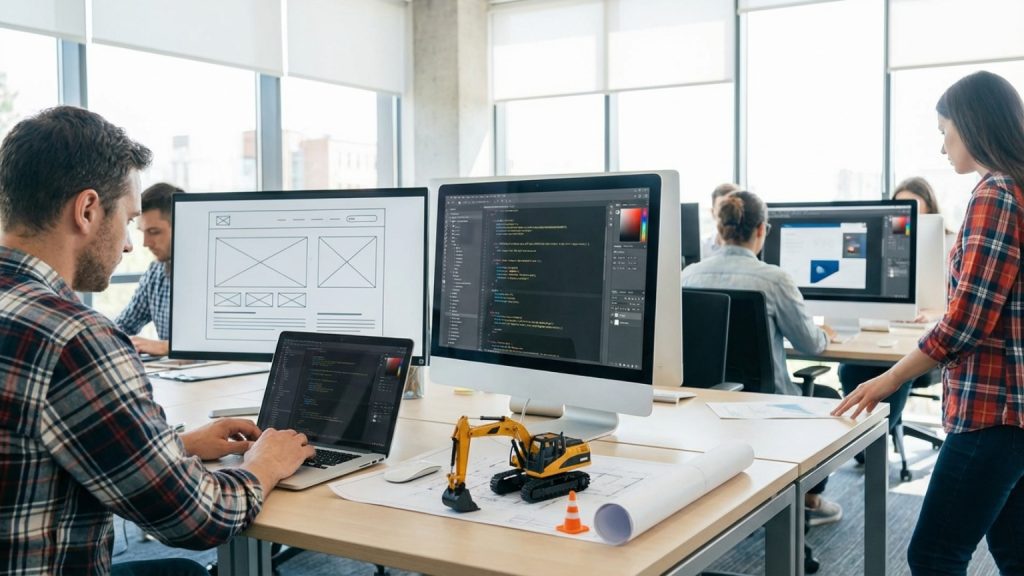 ¿Qué significa el mensaje 'la web está en construcción'?