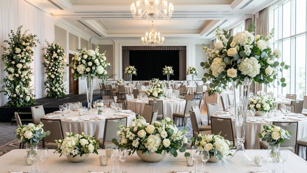 ¿Qué son los centros florales para eventos y cuál es su importancia?