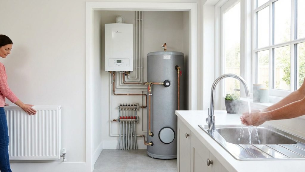 ¿Qué es la calefacción y el agua caliente en su hogar?